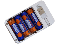 4 AA Ni-MH rechargeable batteries